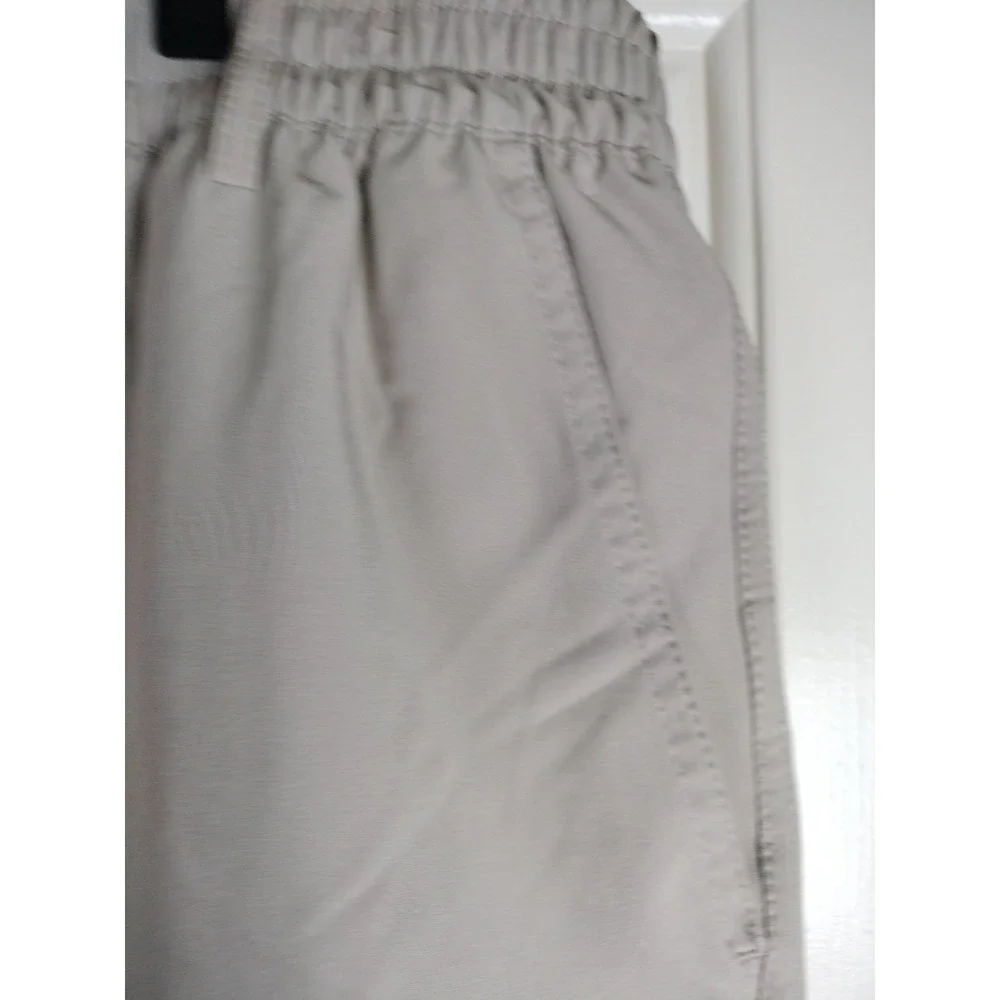 BURLEBO Mens XXL Everyday Shorts Khaki Flying Mallard Duck Pockets Performance